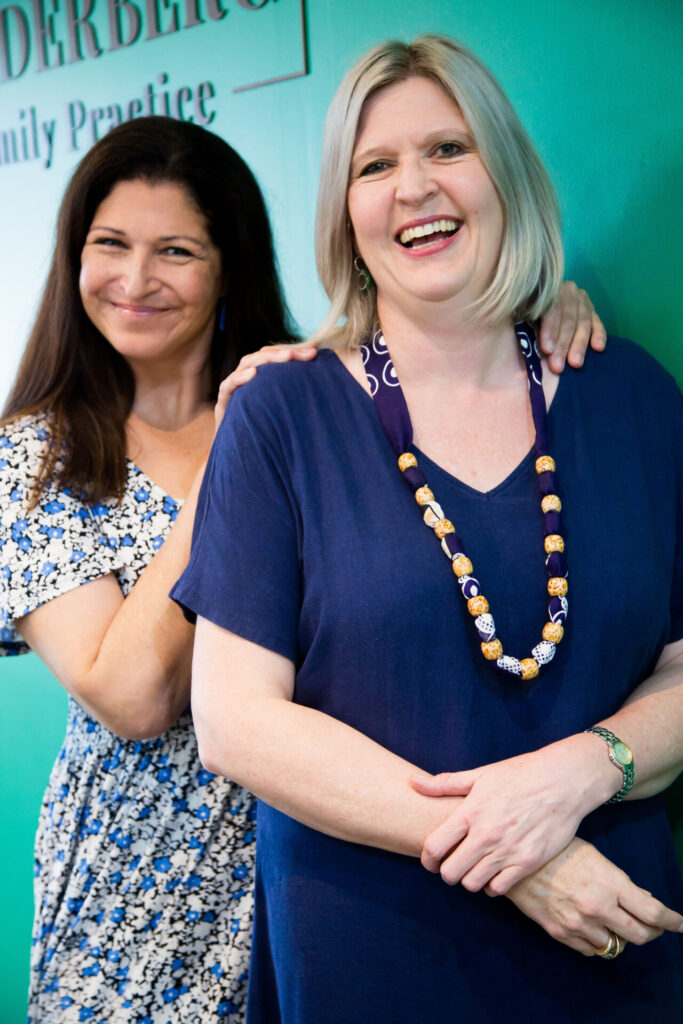 Dr Deidre Reed and Dr Rinky Vamvadelis, family doctors at Helderberg Family Practice in Somerset West.